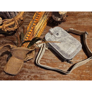 Pochette bandoulière irisé