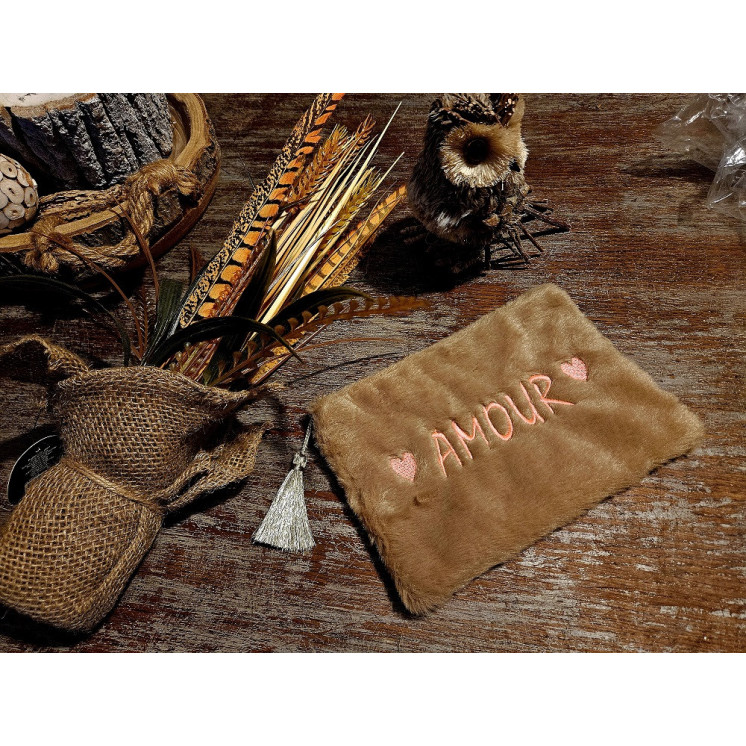 Pochette fourrure