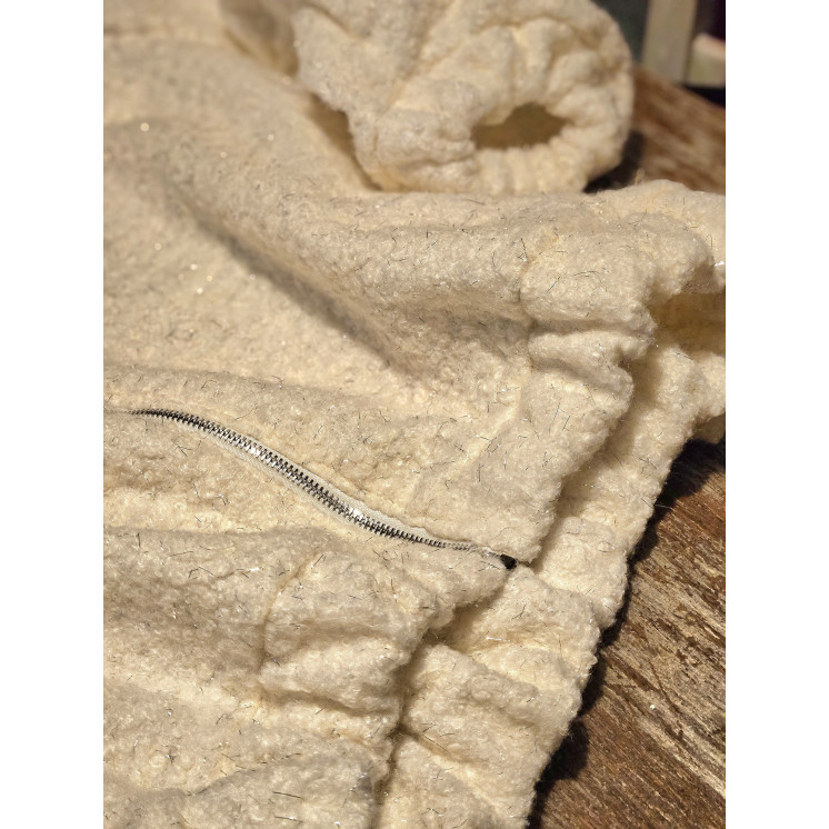 Veste bouclette fil lurex -50%