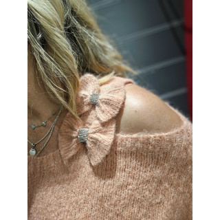 Pull épaule dénudée