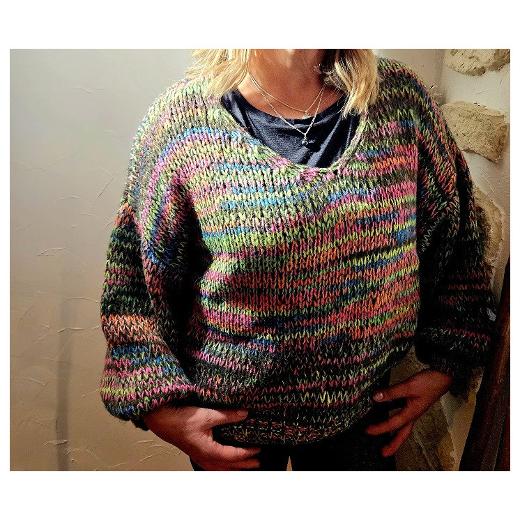 Pull grosse maille