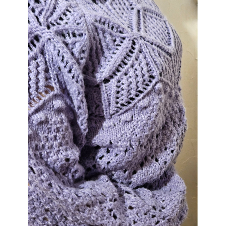 Pull maille ajourée