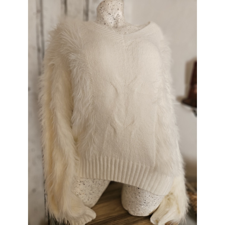Pull pelucheux