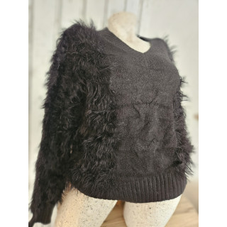 Pull pelucheux