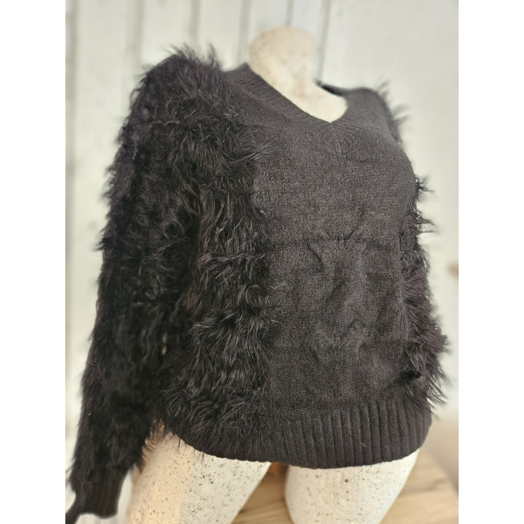 Pull pelucheux