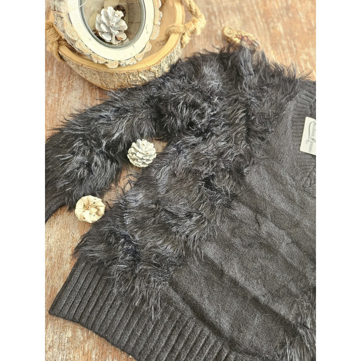 Pull pelucheux