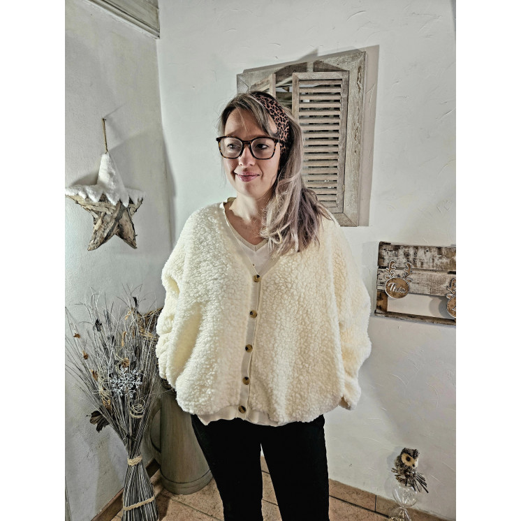 gilet bouclette