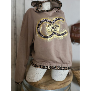 Sweat fin capuche