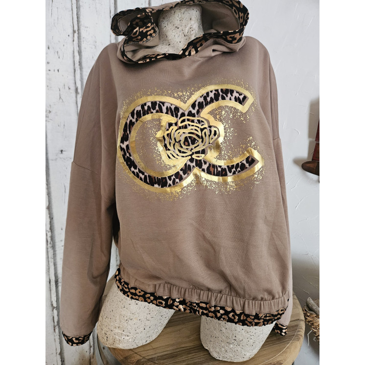 Sweat fin capuche
