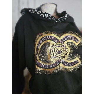 Sweat fin capuche