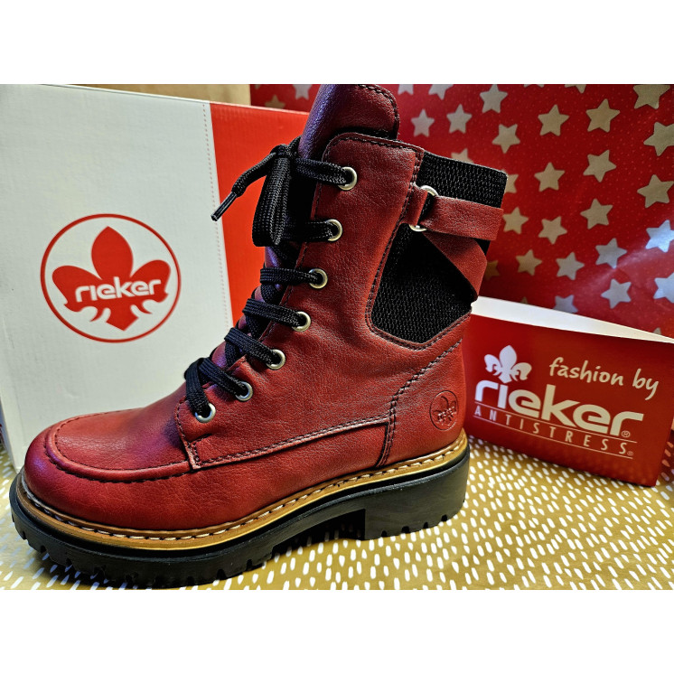 RIEKER Bottines rouge