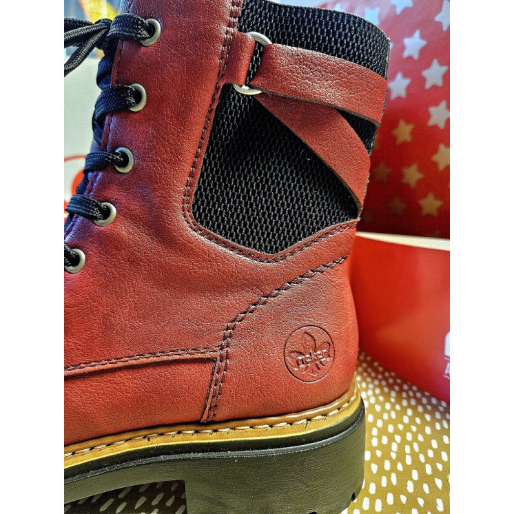 RIEKER Bottines rouge