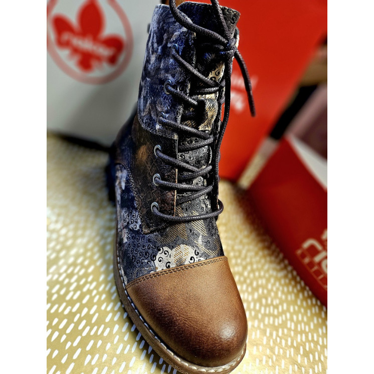 RIEKER bottines marron TEX