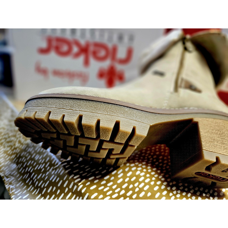 RIEKER bottes beige TEX