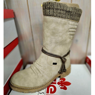 RIEKER bottes beige TEX