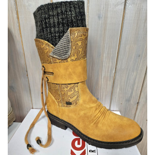 RIEKER bottes moutarde