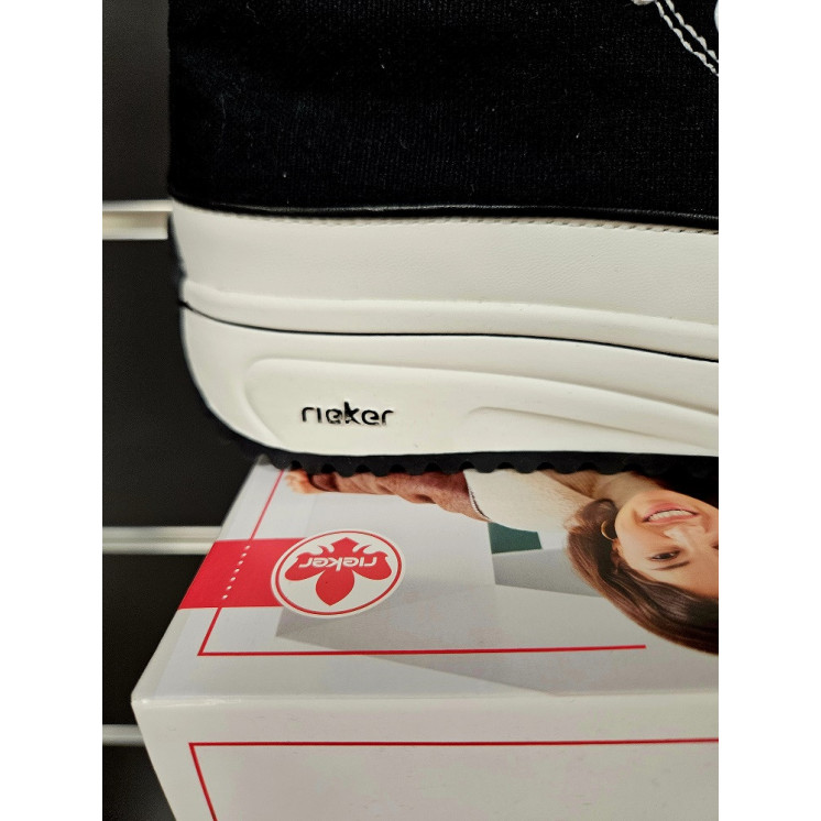 RIEKER basket montantes noir