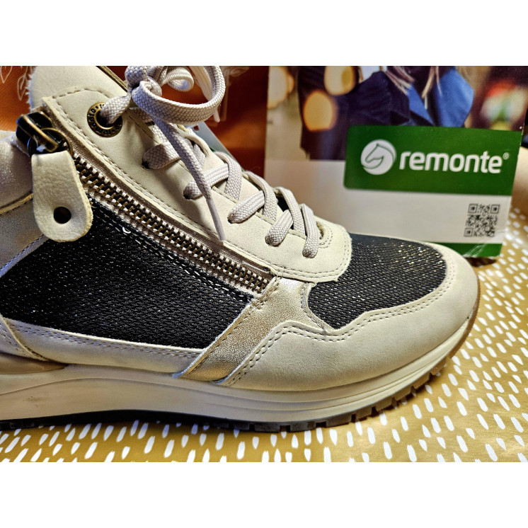 REMONTE basket compensé et fourrée