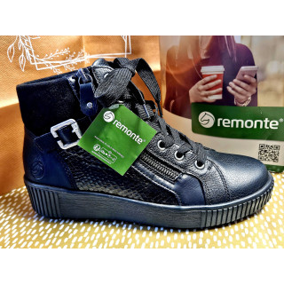 REMONTE basket montante noir