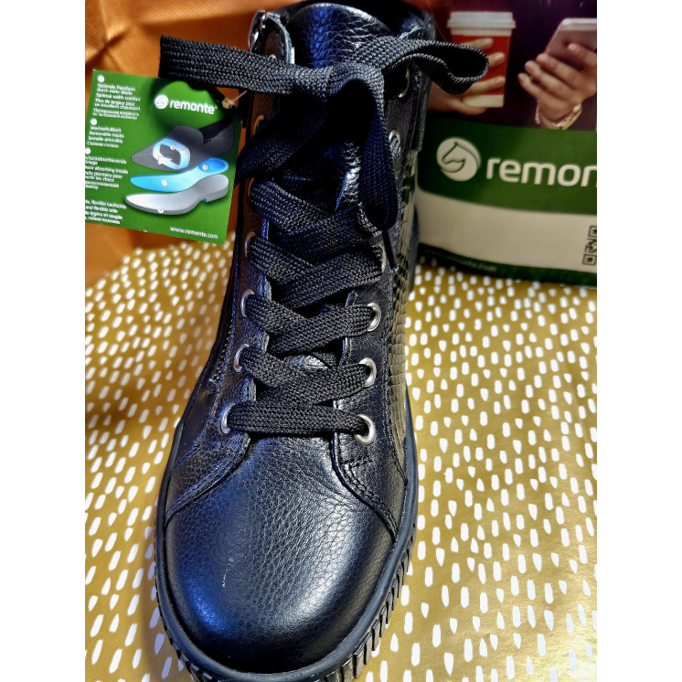 REMONTE basket montante noir