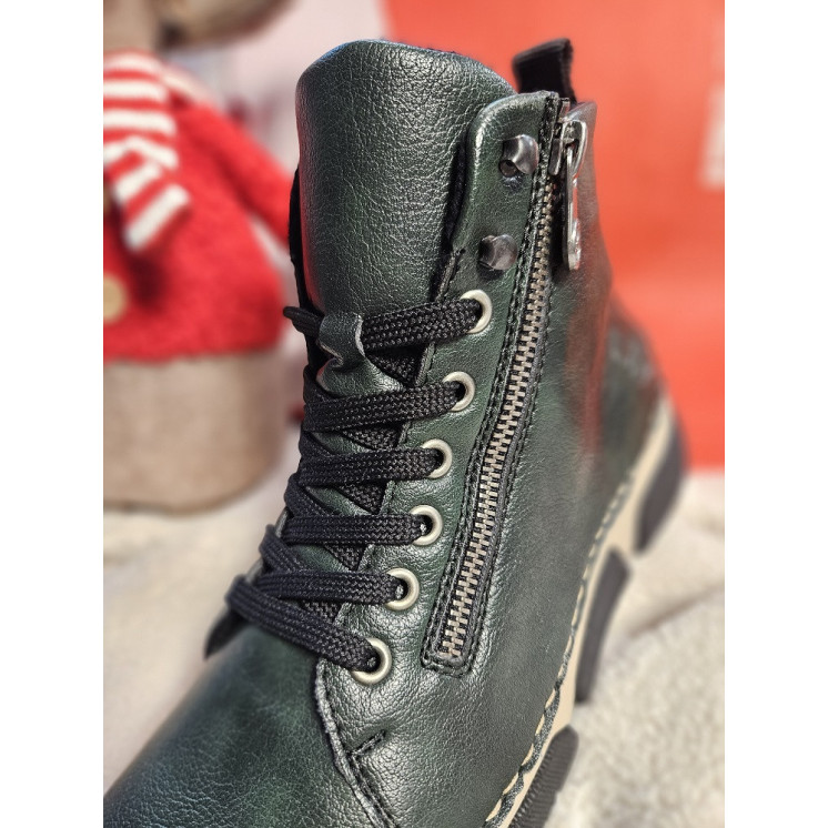 RIEKER baskets montantes kaki