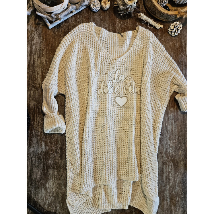 pull tunique oversize
