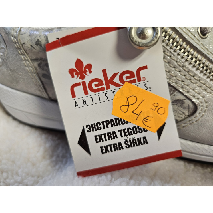 RIEKER baskets  large cuir
