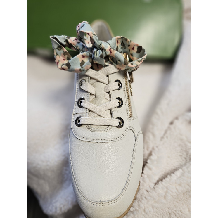 REMONTE sneakers beige cuir