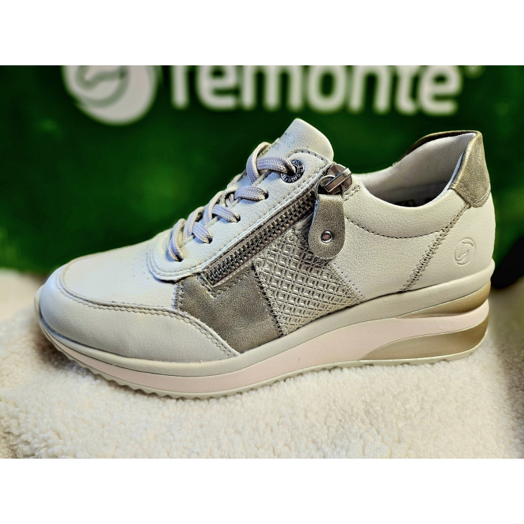 REMONTE compensé beige cuir