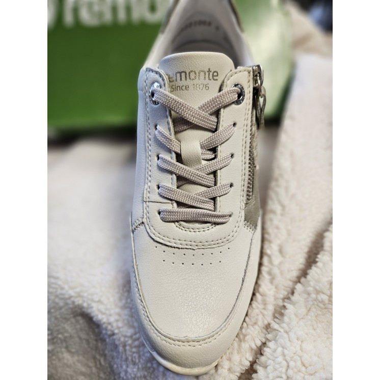 REMONTE compensé beige cuir