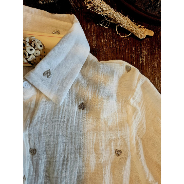 chemise gaze de coton