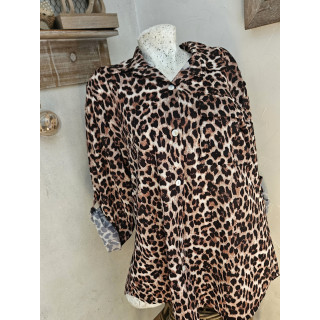 Chemise imprimé léopard