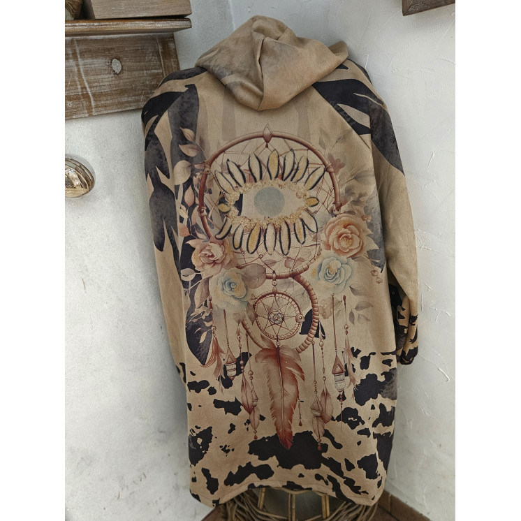 veste suédine colorée -50%
